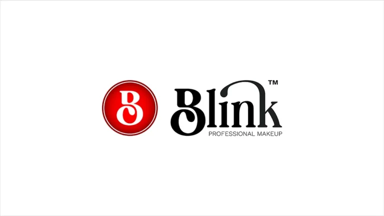 Blink logo design — professional makeup studio — CMYK Box Zagreb