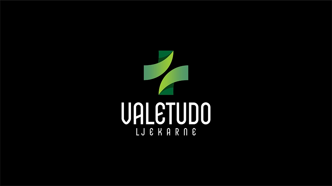 Valetudo ljekarne Secondary logo Negative